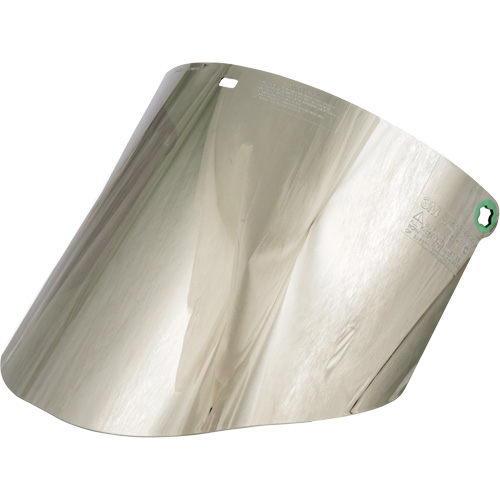 Molded Faceshield Window, Polycarbonate, Green Tint Distribution Industrielle GC