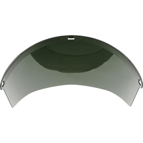 Molded Faceshield Window, Polycarbonate, Green Tint Distribution Industrielle GC