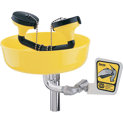 Eyewash Station, Supply Pipe Mount Installation, Plastic Bowl Distribution Industrielle GC