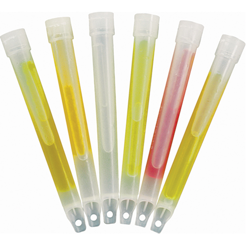 B&acirc;tons de s&eacute;curit&eacute; luminescents Cyalume 6", Orange, Dur&eacute;e 12 h Distribution Industrielle GC