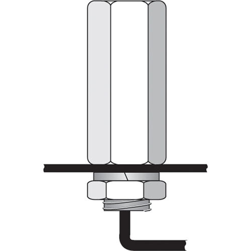Tiges de s&eacute;curit&eacute; pour support porte-drapeau, usage intensif - accessoires & pi&egrave;ces de rechange Distribution Industrielle GC