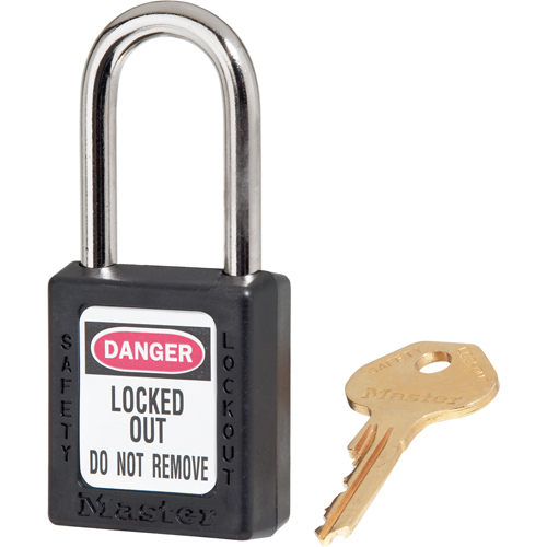 Cadenas Zenex, Cadenas de s&eacute;curit&eacute;, Cl&eacute;s diff&eacute;rentes, Thermoplastique, Largeur de 1-1/2" Distribution Industrielle GC