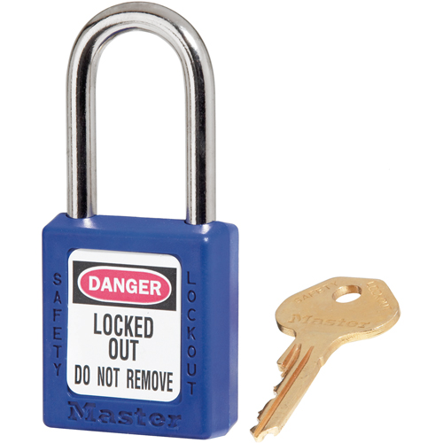 Zenex Padlocks, Safety Padlock, Keyed Different, Thermoplastic, 1-1/2" Width Distribution Industrielle GC