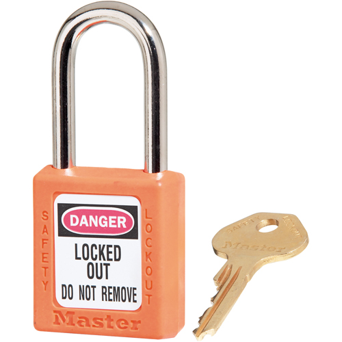Zenex Padlocks, Safety Padlock, Keyed Different, Thermoplastic, 1-1/2" Width Distribution Industrielle GC