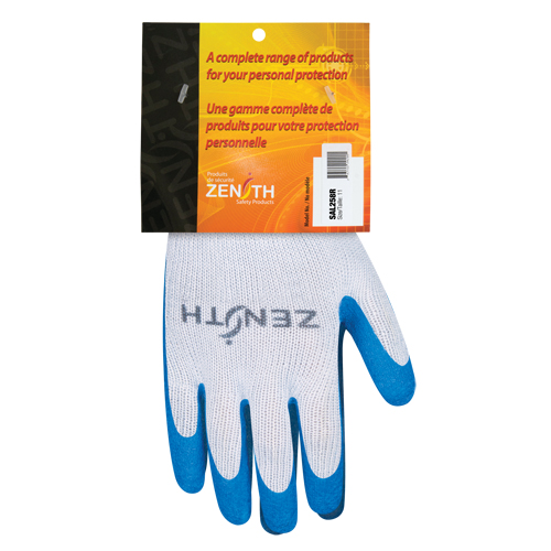 Gants enduits tricot&eacute; sans couture en caoutchouc naturel, 2T-Grand, R&ecirc;vetement Latex de caoutchouc, Calibre 10, Enveloppe en Polyester/Coton Distribution Industrielle GC