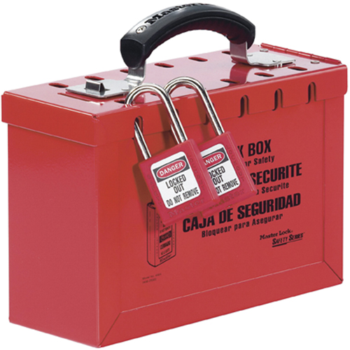 Boîtier de verrouillage portatif pour groupe Latch Tight, Rouge Distribution Industrielle GC
