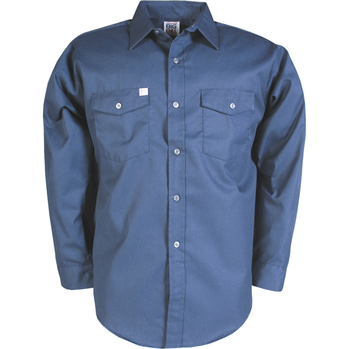 Work Shirts, Men's, Small, Navy Blue Distribution Industrielle GC