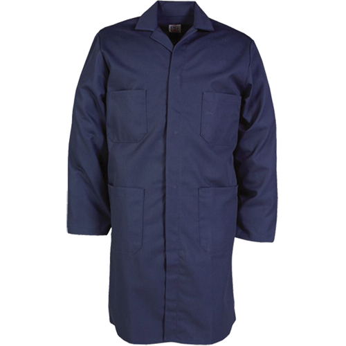 100% Cotton Shop Coats, Cotton, Size 34, Navy Blue Distribution Industrielle GC