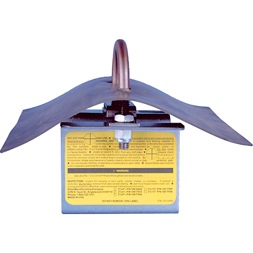 Permanent Roof Anchor, Roof, Permanent Use Distribution Industrielle GC