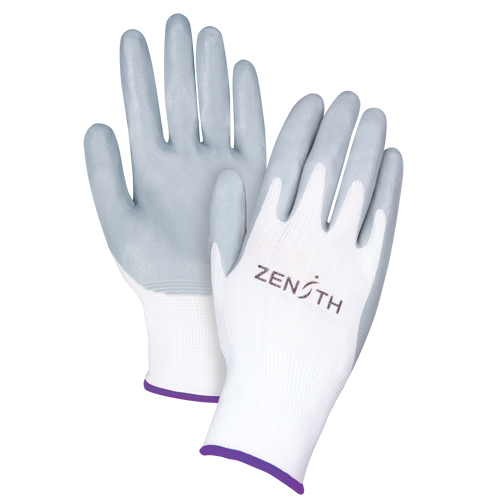 Gants l&eacute;gers enduits et respirants, 6/T-petit, R&ecirc;vetement Mousse de nitrile, Calibre 13, Enveloppe en Polyester Distribution Industrielle GC