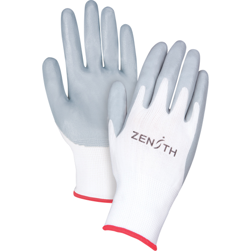 Gants l&eacute;gers enduits et respirants, 7/Petit, R&ecirc;vetement Mousse de nitrile, Calibre 13, Enveloppe en Polyester Distribution Industrielle GC