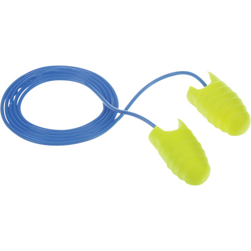 Bouchons d'oreilles avec anneaux de retenue E-A-Rsoft, Vrac - Sac en poly, Grand, Avec cordon Distribution Industrielle GC
