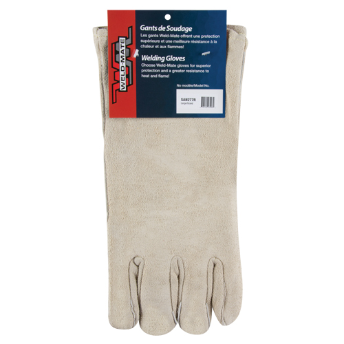 Premium Welder's Gloves, Split Cowhide, Size Large Distribution Industrielle GC