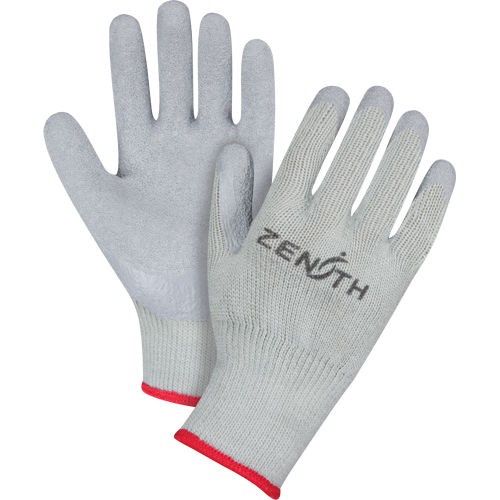 Gants enduits &agrave; doublure confortable en caoutchouc naturel, 10/T-Grand, R&ecirc;vetement Latex de caoutchouc, Calibre 10, Enveloppe en Polyester/Coton Distribution Industrielle GC