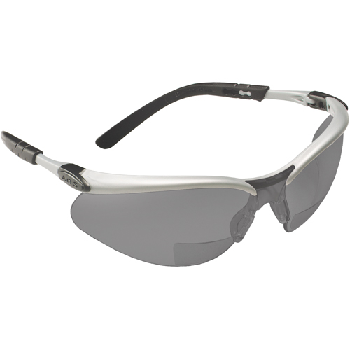 Lunettes de s&eacute;curit&eacute; BX avec verres de lecture, Antibu&eacute;e, Grise/fum&eacute;e, Dioptrie 1,5 Distribution Industrielle GC