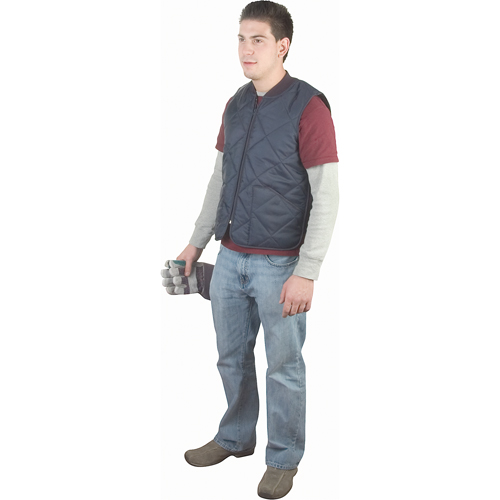 Light-Duty Insulated Cooler Jackets, Vests & Coats, Men's, Small, Navy Blue Distribution Industrielle GC