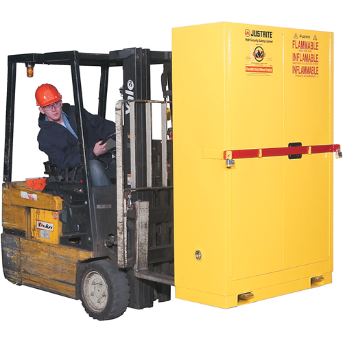 High Security Flammables Safety Cabinet with Steel Bar, 45 gal., 2 Shelves Distribution Industrielle GC