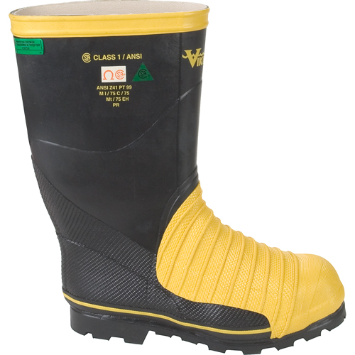 Bottes professionnelles Miner 49ER pour l'exploitation mini&egrave;re, Caoutchouc, Embout Acier, Pointure 7 Distribution Industrielle GC