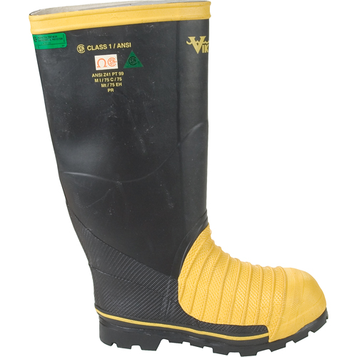 Bottes professionnelles Miner 49ER pour l'exploitation mini&egrave;re, Caoutchouc, Embout Acier, Pointure 7 Distribution Industrielle GC