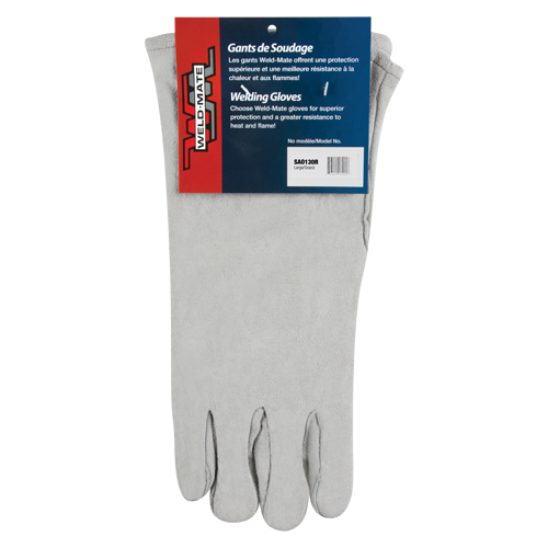 Standard-Duty Welder's Gloves, Split Cowhide, Size Large Distribution Industrielle GC