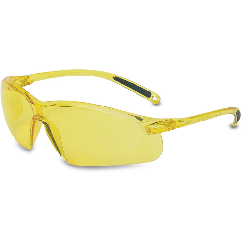 Lunettes de s&eacute;curit&eacute; Uvex s&eacute;rie A700, Lentille Ambr&eacute;e, Anti-&eacute;gratignures, R&eacute;pond ou surpasse la norme CSA Z94.3 Distribution Industrielle GC