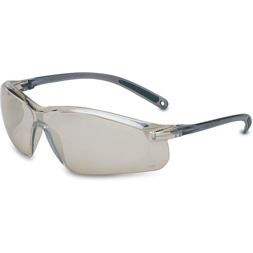 Lunettes de s&eacute;curit&eacute; Uvex s&eacute;rie A700, Lentille Argent/Miroir int&eacute;rieur/ext&eacute;rieur, Anti-&eacute;gratignures, R&eacute;pond ou surpasse la norme CSA Z94.3 Distribution Industrielle GC