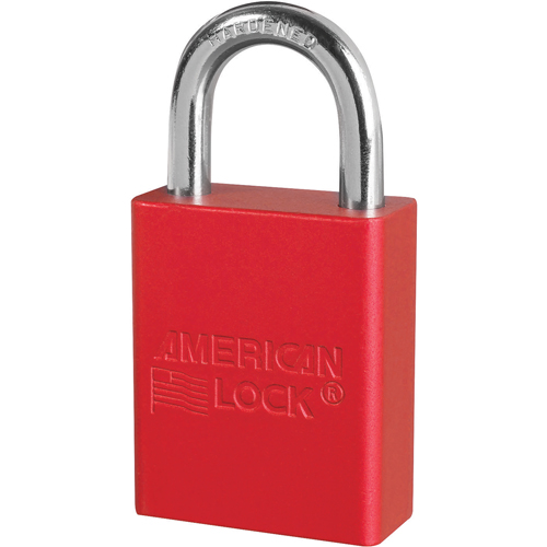 Anodized Padlock, Safety Padlock, Keyed Alike, Aluminum, 1-1/2" Width Distribution Industrielle GC