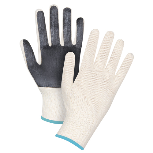 Gants en tricot &agrave; paume enduite, Poly/coton, Un c&ocirc;t&eacute;, Calibre 7, T-Grand Distribution Industrielle GC