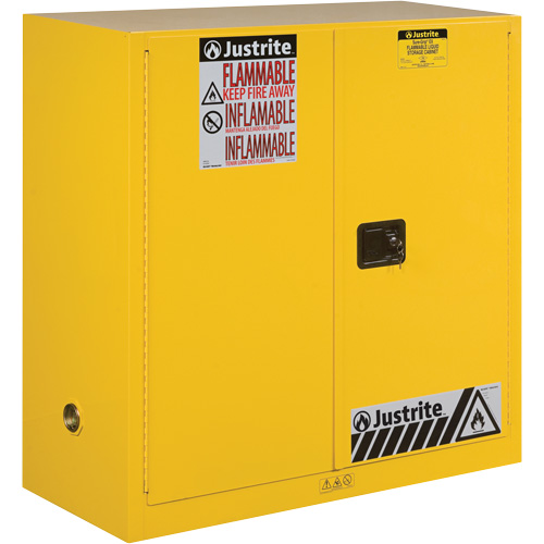 Armoires Sure-Grip EX pour produits inflammables, 30 gal., 1 Porte(s), 43" La x 44" h x 18" p Distribution Industrielle GC