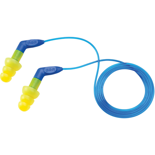 Bouchons d'oreilles r&eacute;utilisables E-A-R UltraFit, Avec cordon, Vrac - Sac en poly, 27 dB NRR, Taille unique Distribution Industrielle GC