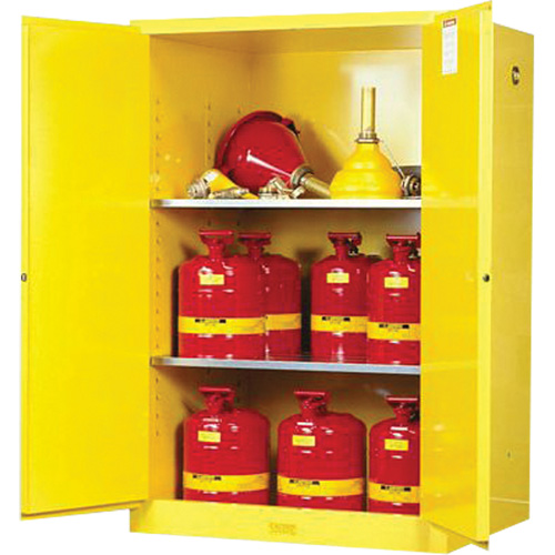 Armoires Sure-Grip EX pour produits inflammables, 90 gal., 2 Porte(s), 43" La x 65" h x 34" p Distribution Industrielle GC