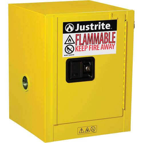 Armoire de s&eacute;curit&eacute; de comptoir pour produits inflammables EX Sure-Grip, 4 gal., 1 Porte(s), 17" La x 22" h x 17" p Distribution Industrielle GC
