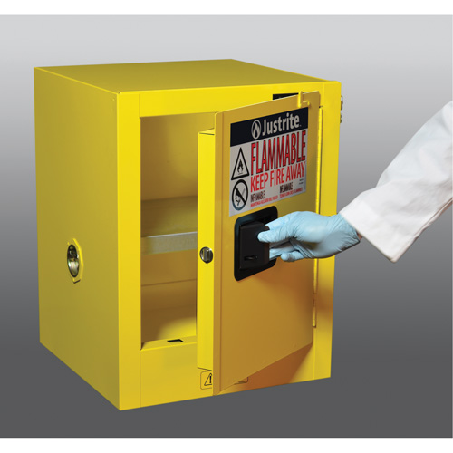 Armoire de s&eacute;curit&eacute; de comptoir pour produits inflammables EX Sure-Grip, 4 gal., 1 Porte(s), 17" La x 22" h x 17" p Distribution Industrielle GC