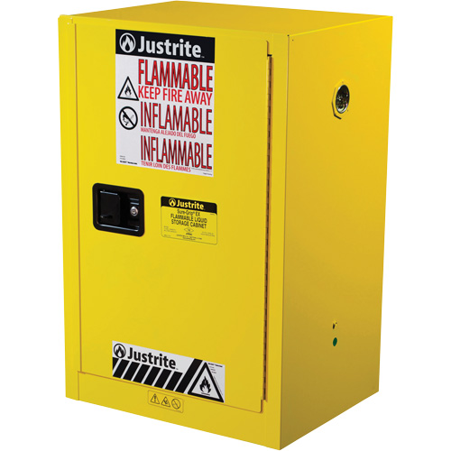 Armoire de s&eacute;curit&eacute; compacte pour produits inflammables EX Sure-Grip, 12 gal., 1 Porte(s), 23,25" La x 35" h x 18" p Distribution Industrielle GC
