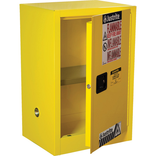 Armoire de s&eacute;curit&eacute; compacte pour produits inflammables EX Sure-Grip, 12 gal., 1 Porte(s), 23,25" La x 35" h x 18" p Distribution Industrielle GC