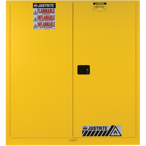 Armoires Sure-Grip EX pour entreposage de barils &agrave; la verticale, Capacit&eacute; de 110 gal. US, 2 barils, Jaune Distribution Industrielle GC