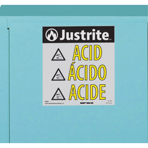 ChemCor&reg; Lined Acid/Corrosive Storage Cabinets, 22 gal., 35" x 35" x 22" Distribution Industrielle GC