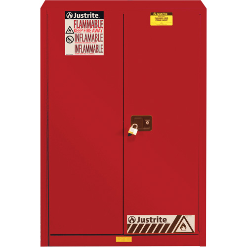 Sure-Grip&reg; EX Combustibles Safety Cabinet for Paint and Ink, 60 gal., 5 Shelves Distribution Industrielle GC