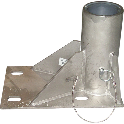 Syst&egrave;mes de sauvetage en espaces clos XTIRPA de Innova - Base de plancher en acier inoxydable Distribution Industrielle GC