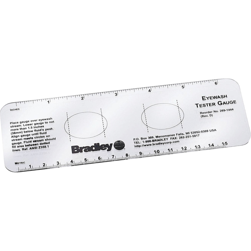 Eyewash Test Gauges Distribution Industrielle GC