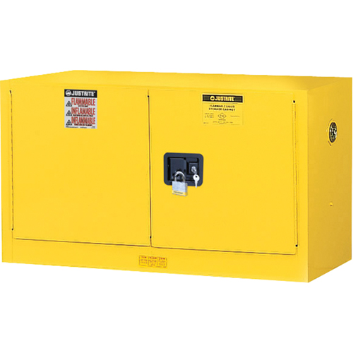 Armoire de s&eacute;curit&eacute; murale pour produits inflammables EX Sure-Grip , 17 gal., 2 Porte(s), 43" La x 24" h x 18" p Distribution Industrielle GC