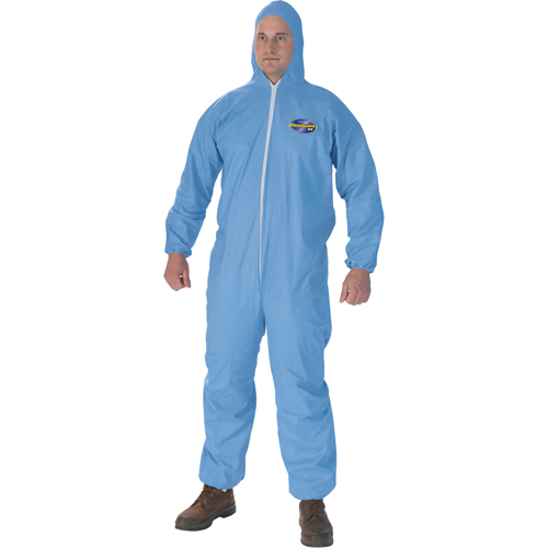 Combinaison Kleenguard A65, Grand, Bleu, Tissu ignifug&eacute; Distribution Industrielle GC