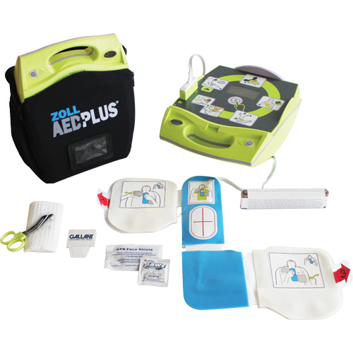 D&eacute;fibrillateur AED Plus, Semi-automatique, Anglais, Classe 4 Distribution Industrielle GC