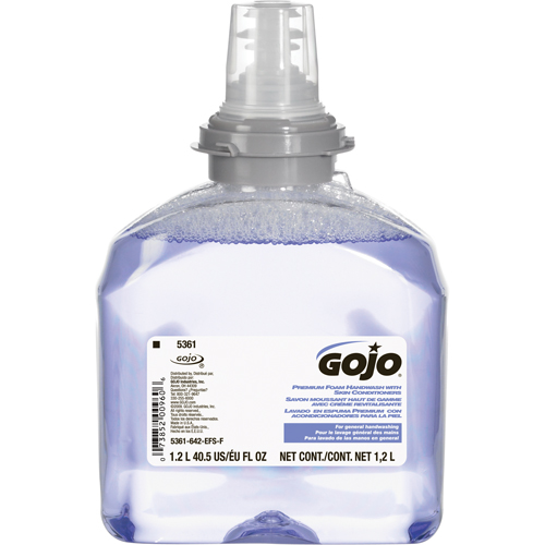 Savon pour les mains de premi&egrave;re qualit&eacute; TFX avec revitalisants, Liquide, 1,2 L, Parfum&eacute; Distribution Industrielle GC