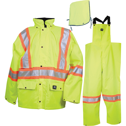 Habit pour temp&ecirc;te compacts Waverley, Nylon, Petit, Jaune lime haute visibilit&eacute; Distribution Industrielle GC