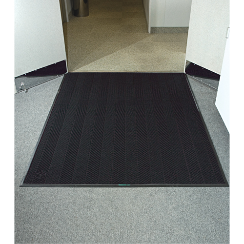 Tapis Waterhog Eco Elite, Essuie-pieds/grattoir, 3' x 5' x 3/8", Fum&eacute;e noire Distribution Industrielle GC