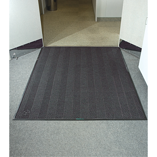 Tapis Waterhog Eco Elite, Essuie-pieds/grattoir, 3' x 20' x 3/8", Cendre grise Distribution Industrielle GC