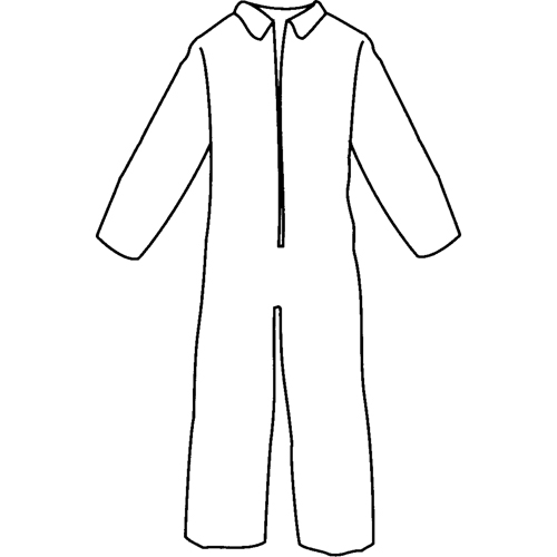 Pyrolon&reg; Plus 2 Disposable FR Coveralls, Small, Blue, FR Treated Fabric Distribution Industrielle GC
