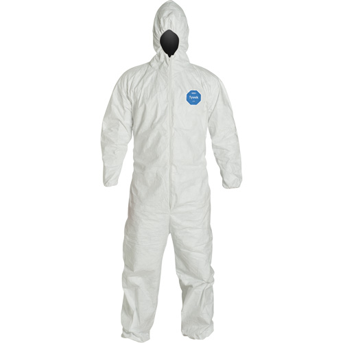 Hooded Coveralls, 4X-Large, White, Tyvek&reg; 400 Distribution Industrielle GC