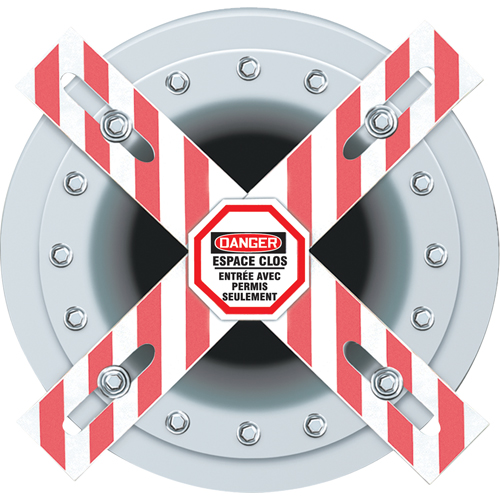 Danger Man-Way Cross Barrier Distribution Industrielle GC